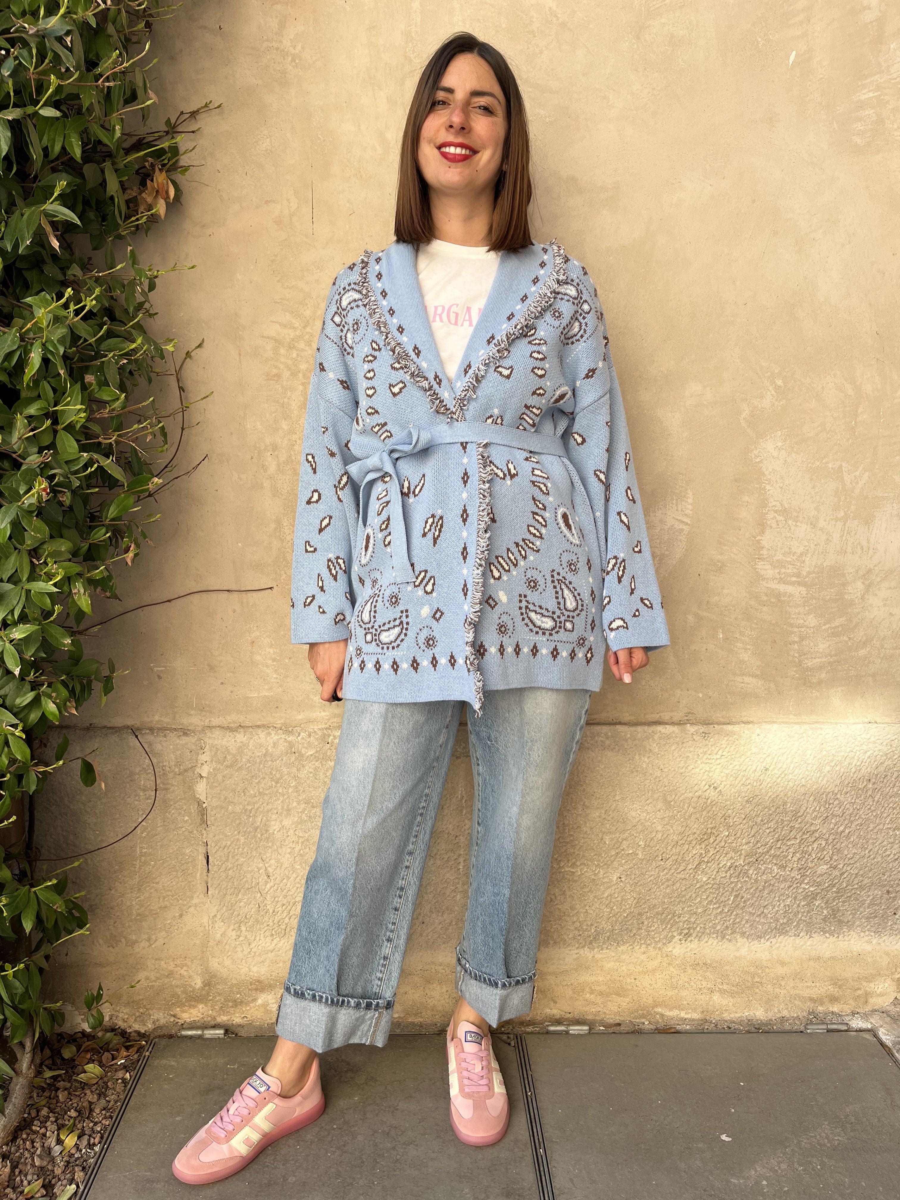 CARDIGAN COTONE BANDANA