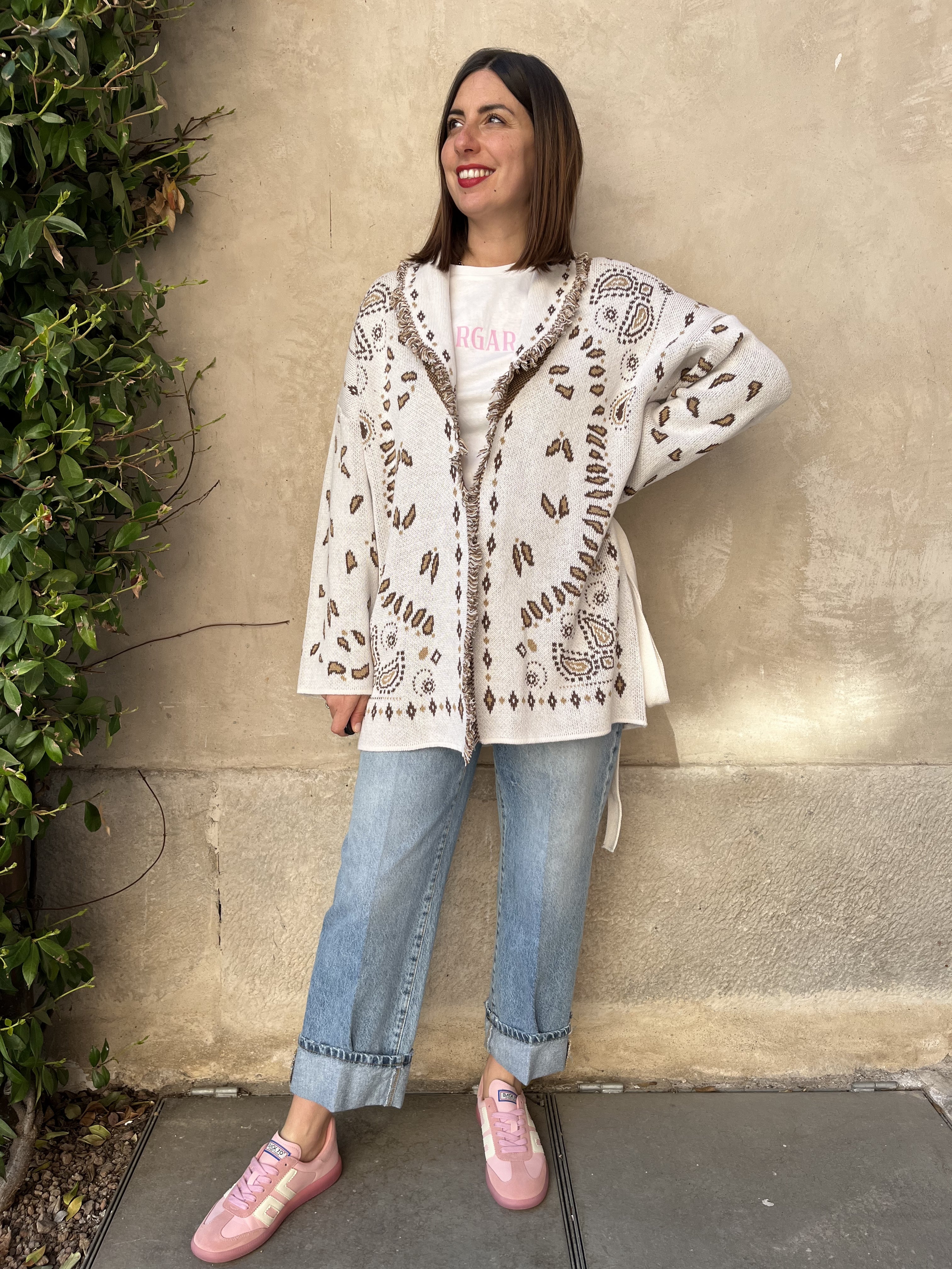 CARDIGAN COTONE BANDANA
