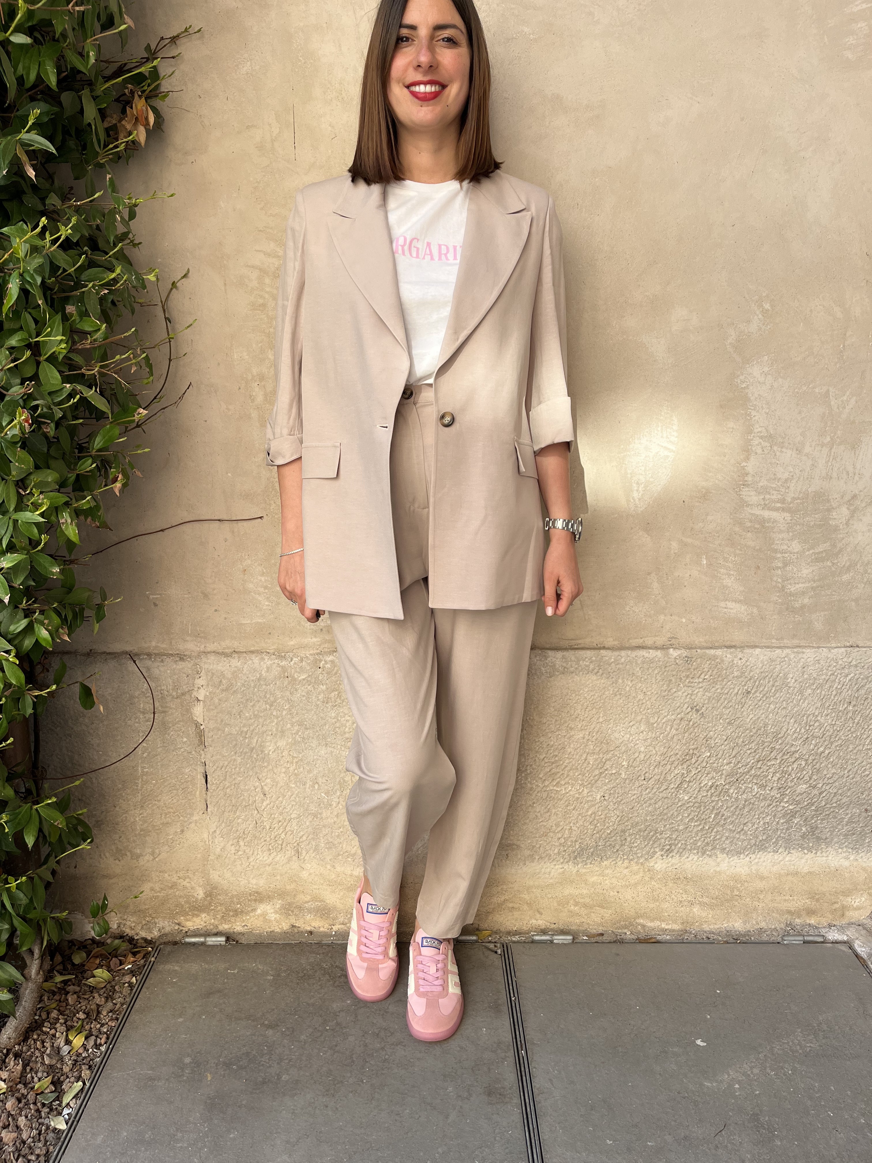 PANTALONE CARROT CON PENCE