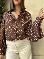 CAMICIA A POIS