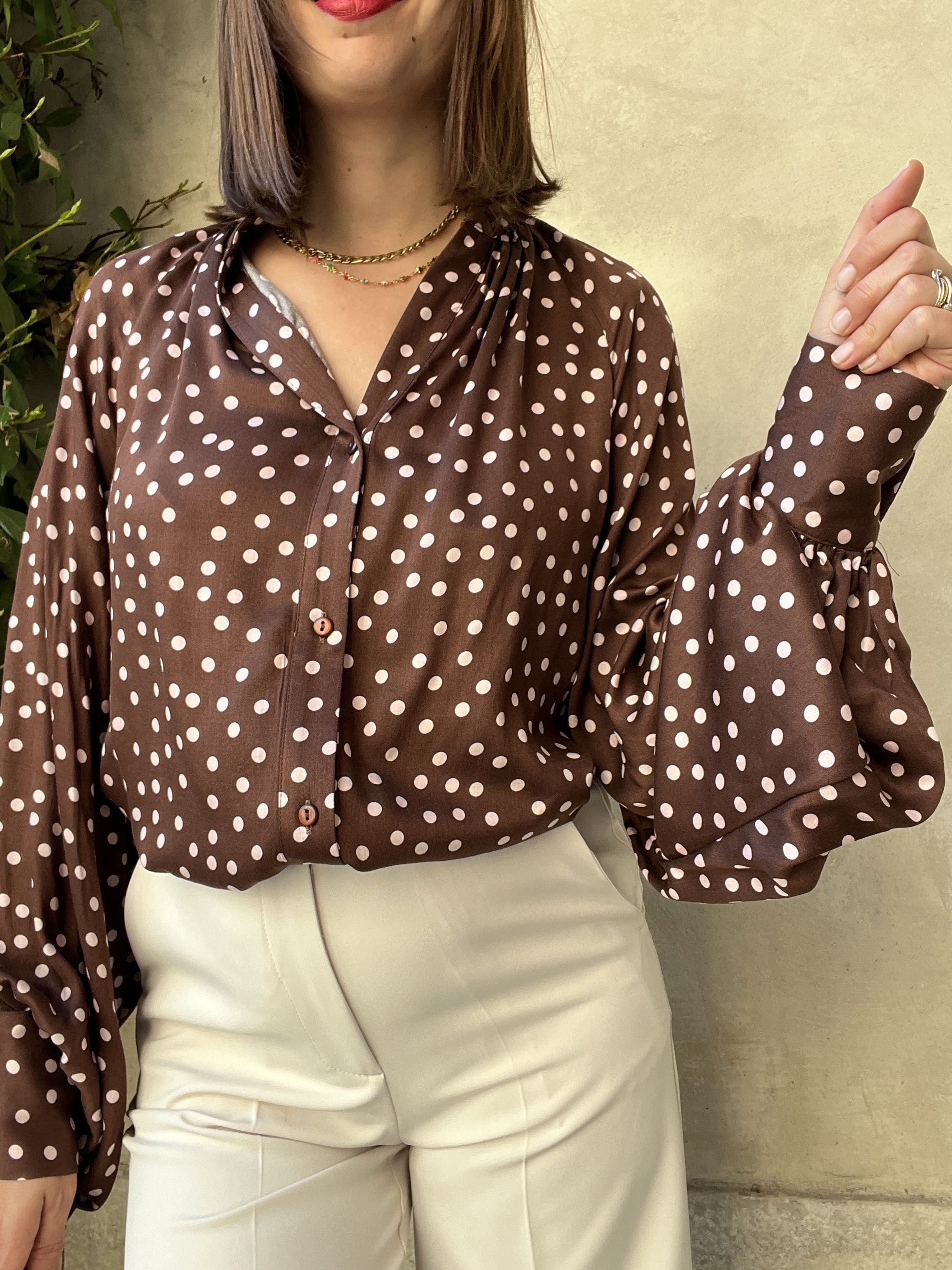 CAMICIA A POIS
