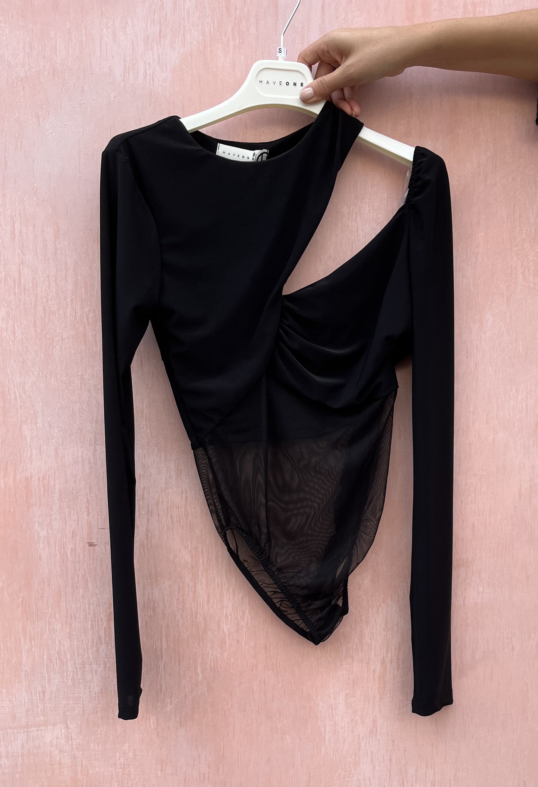 BODY IN TULLE FASCIA INTRECCI