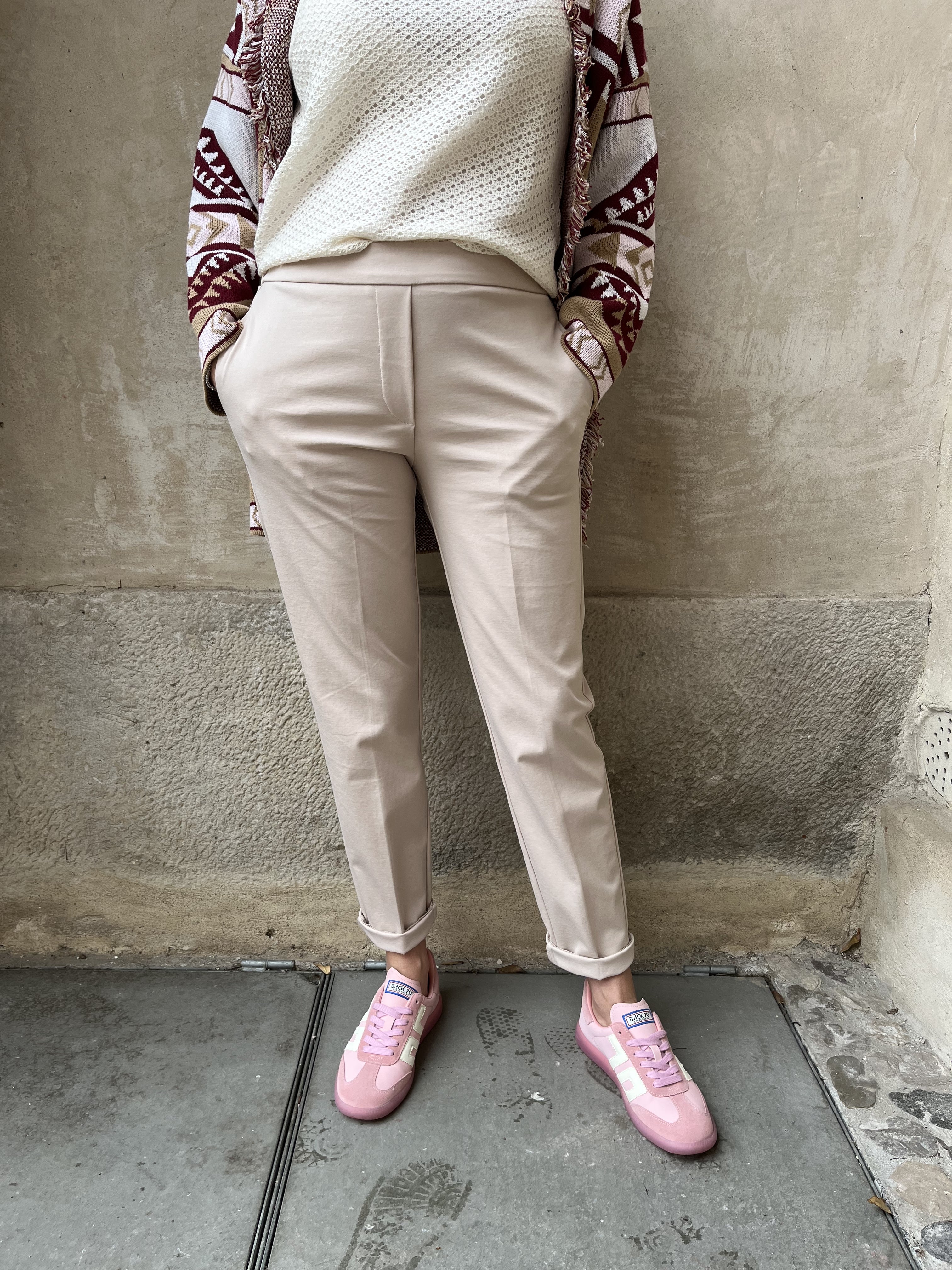 PANTALONE SLIM PUNTO STOFFA