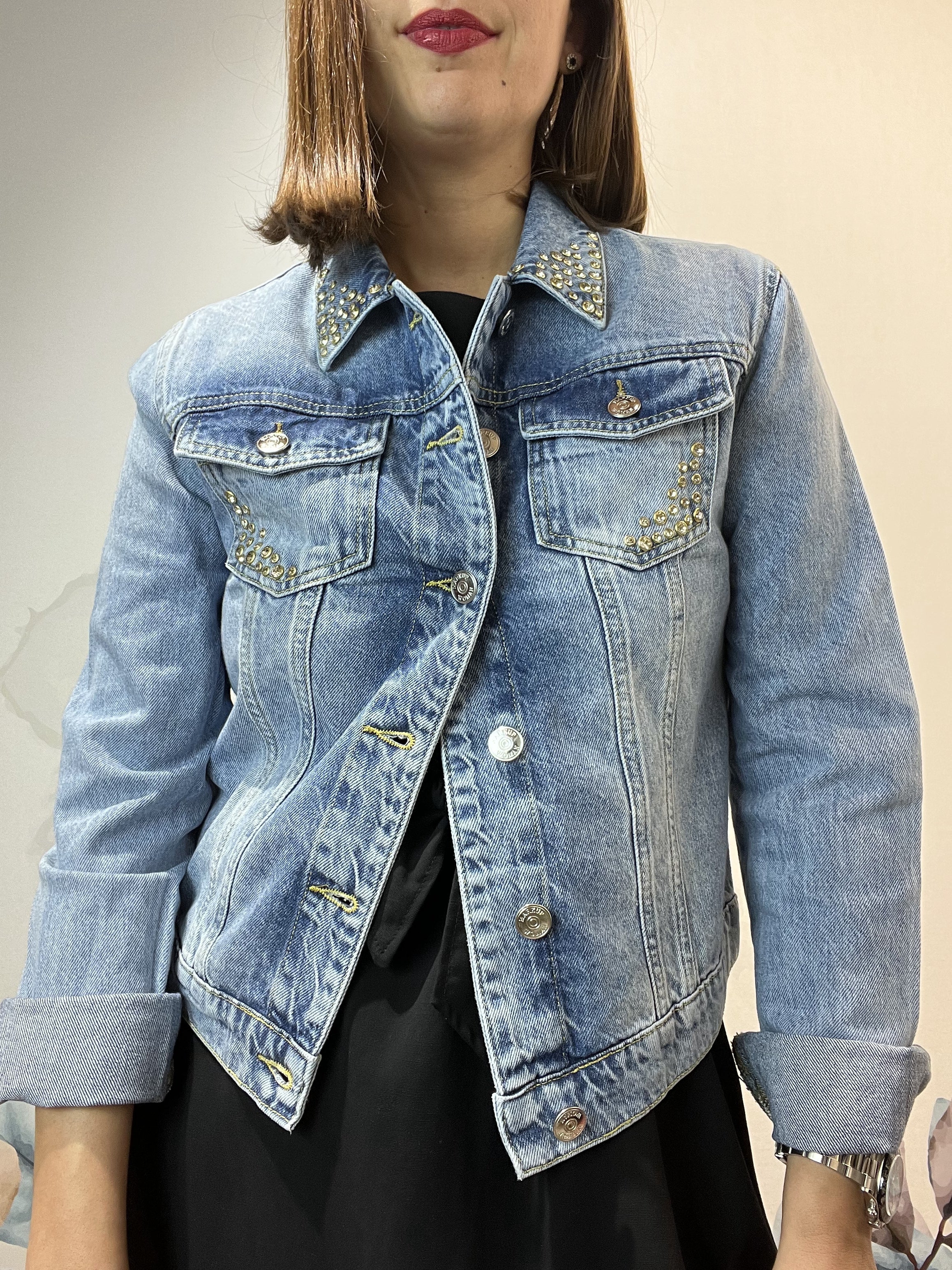 GIUBBINO IN JEANS BORCHIA