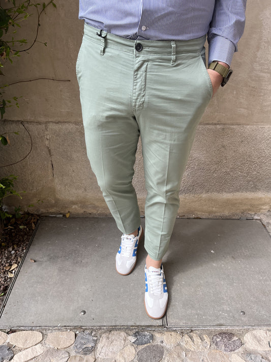 PANTALONE SLIM COTONE