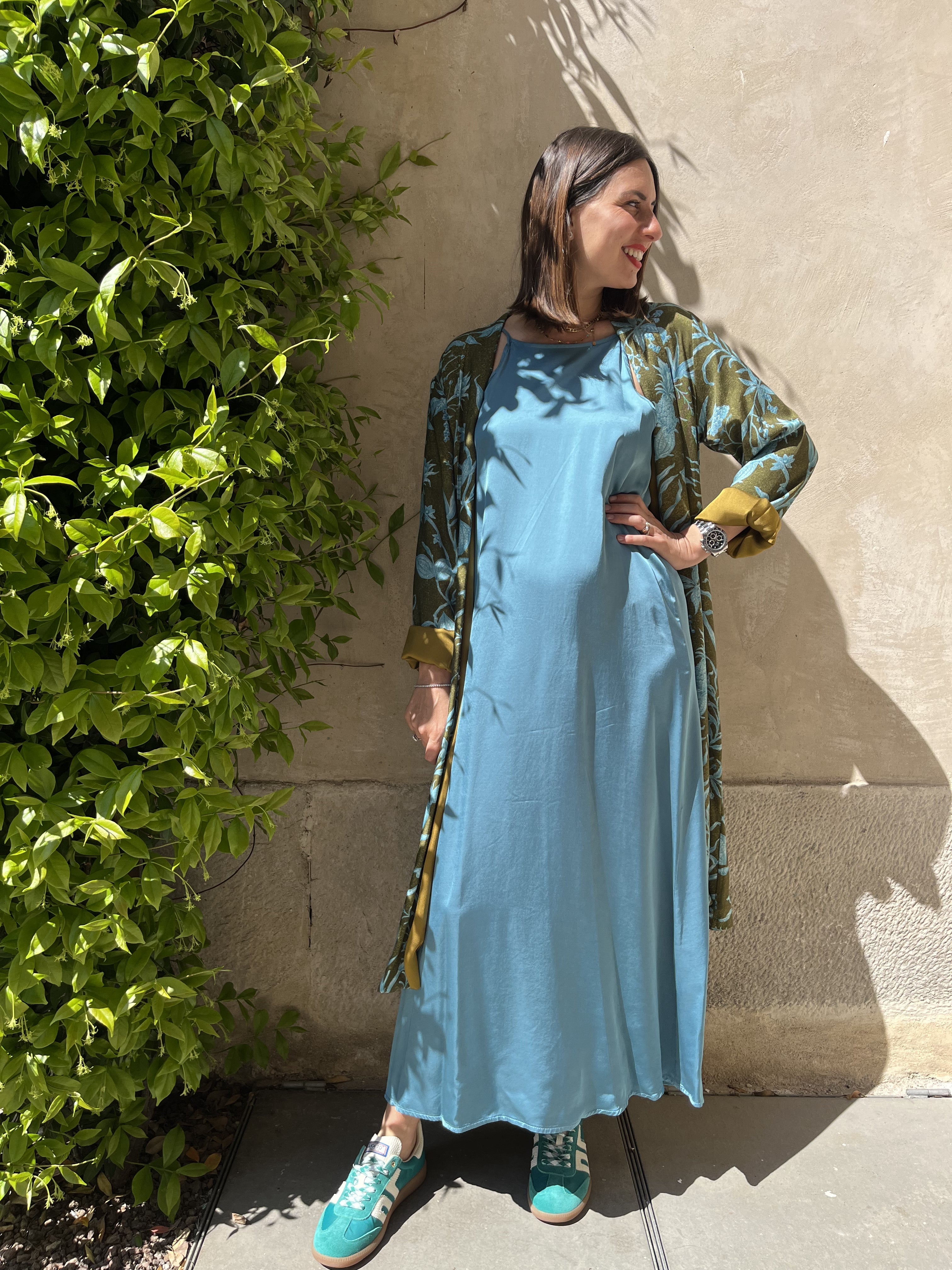 ABITO LUNGO SLIP DRESS