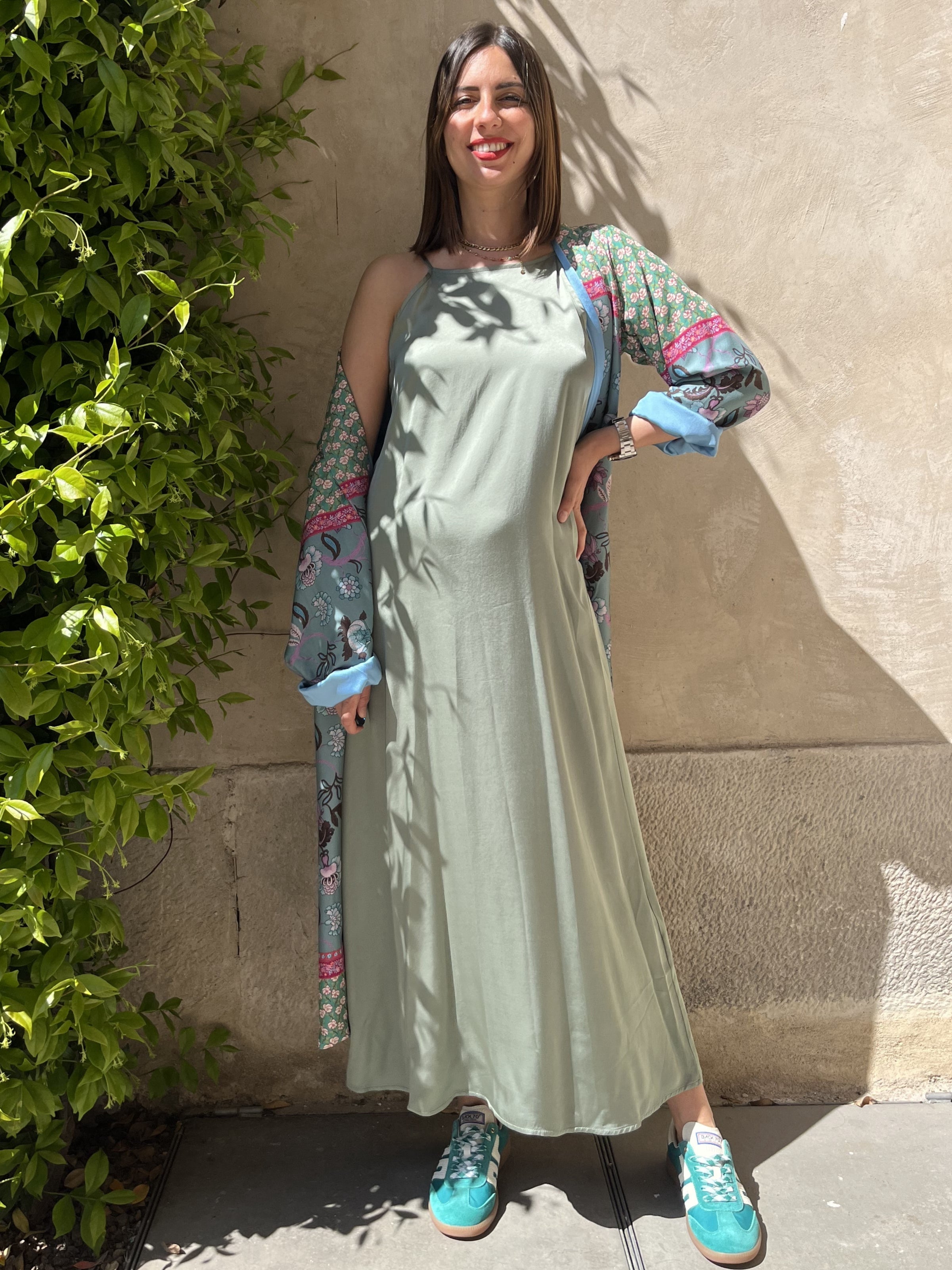 ABITO LUNGO SLIP DRESS