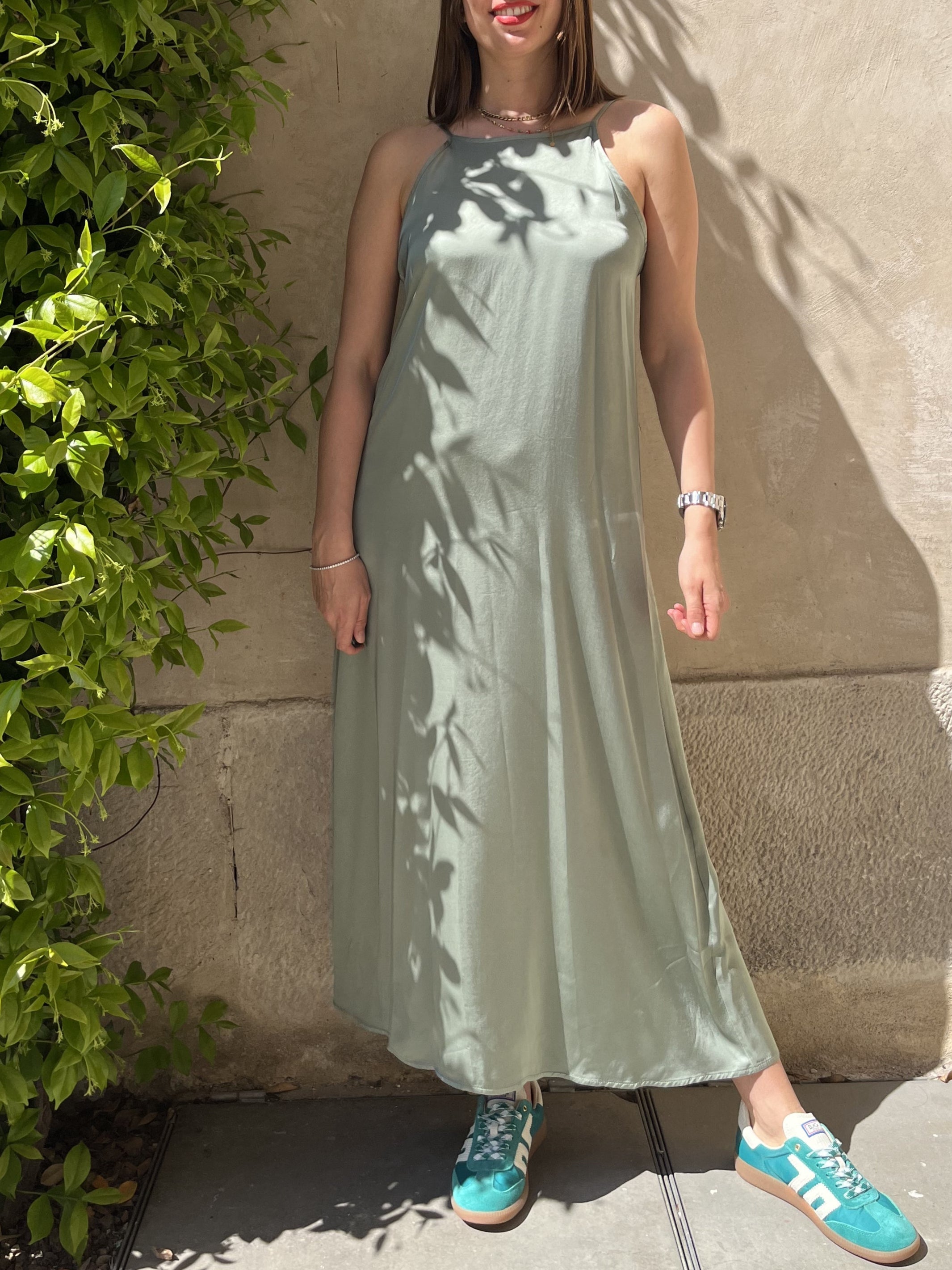 ABITO LUNGO SLIP DRESS