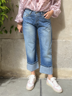 JEANS KATE GAMBA DRITTA STRASS