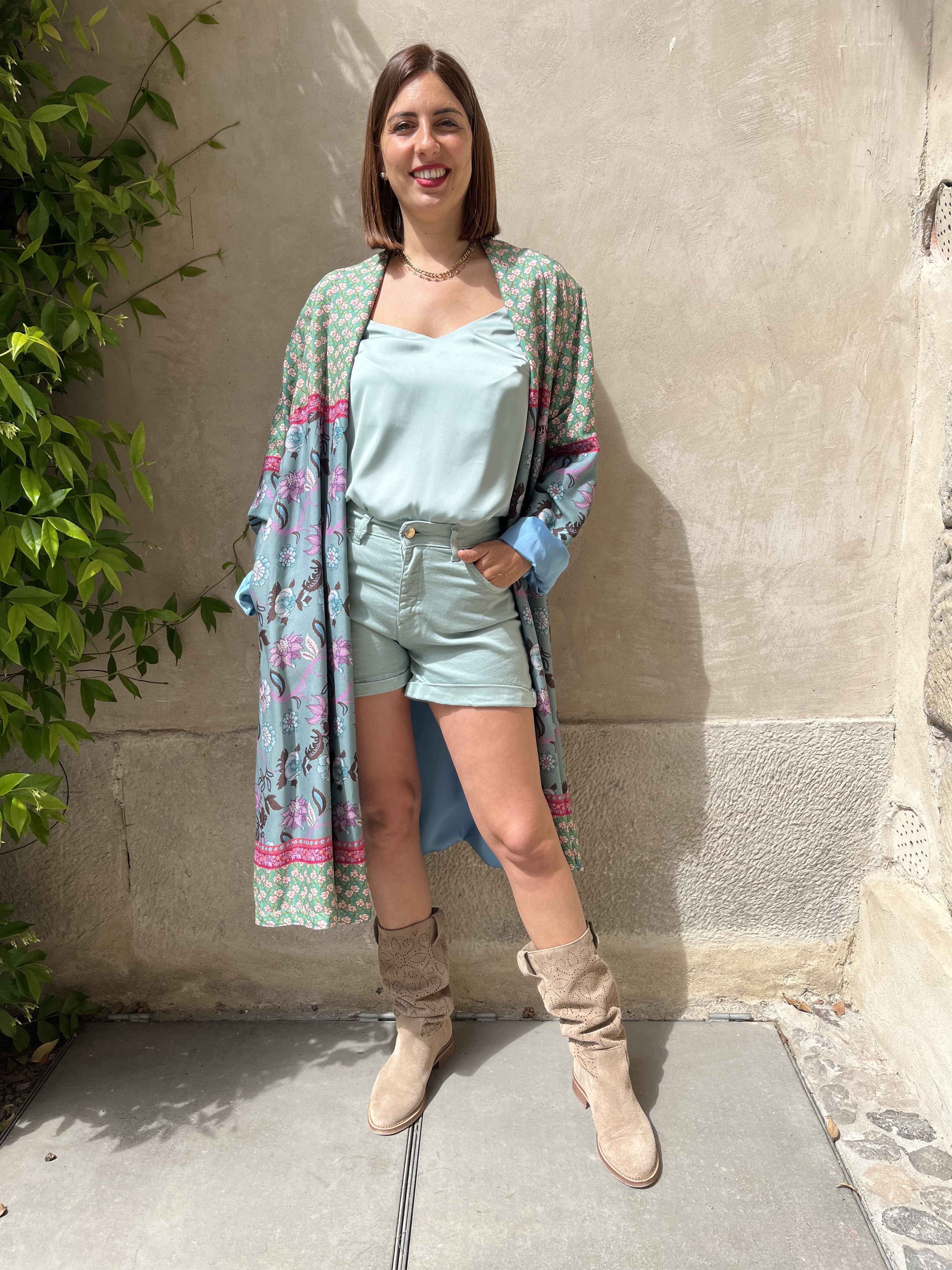 KIMONO LUNGO APERTO