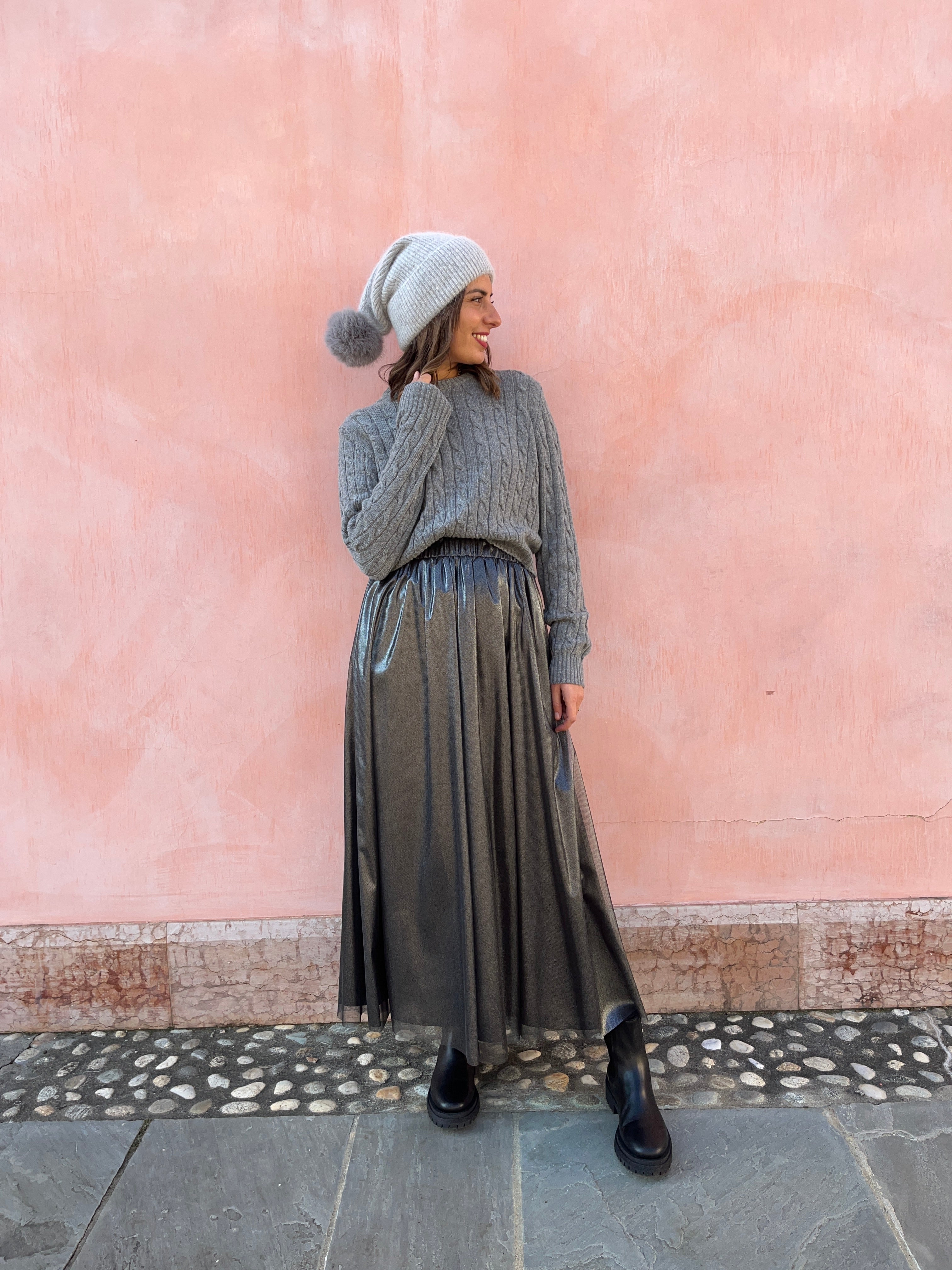 GONNA TULLE GLITTERATO