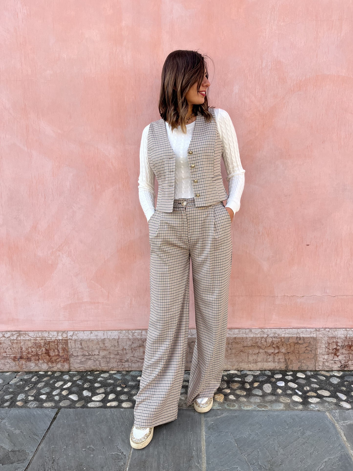 PANTALONI QUADRO VICHY