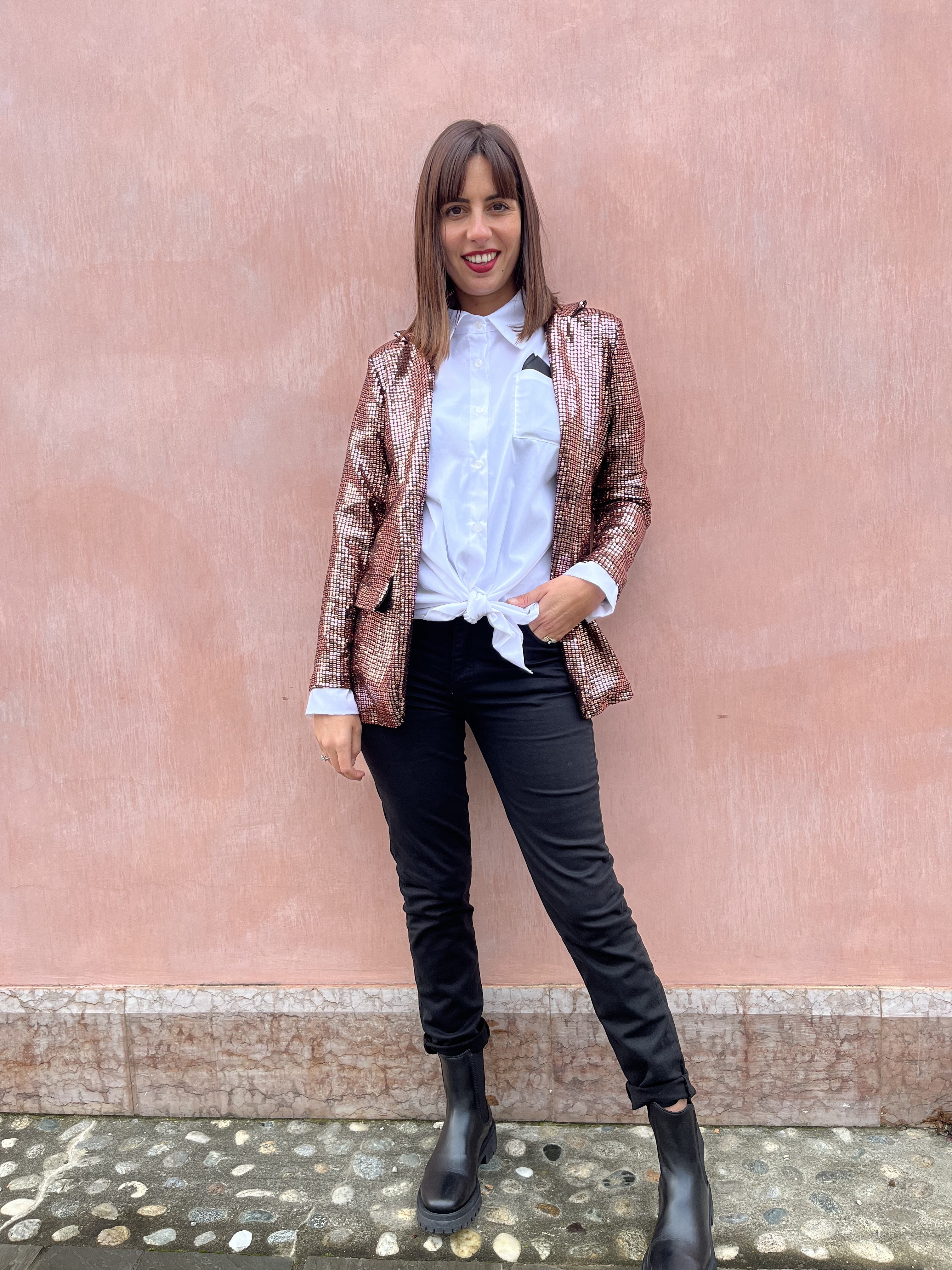 CAMICIA OVER CON TASCHINO