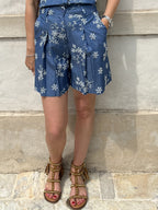 SHORT CHAMBRY RICAMATO
