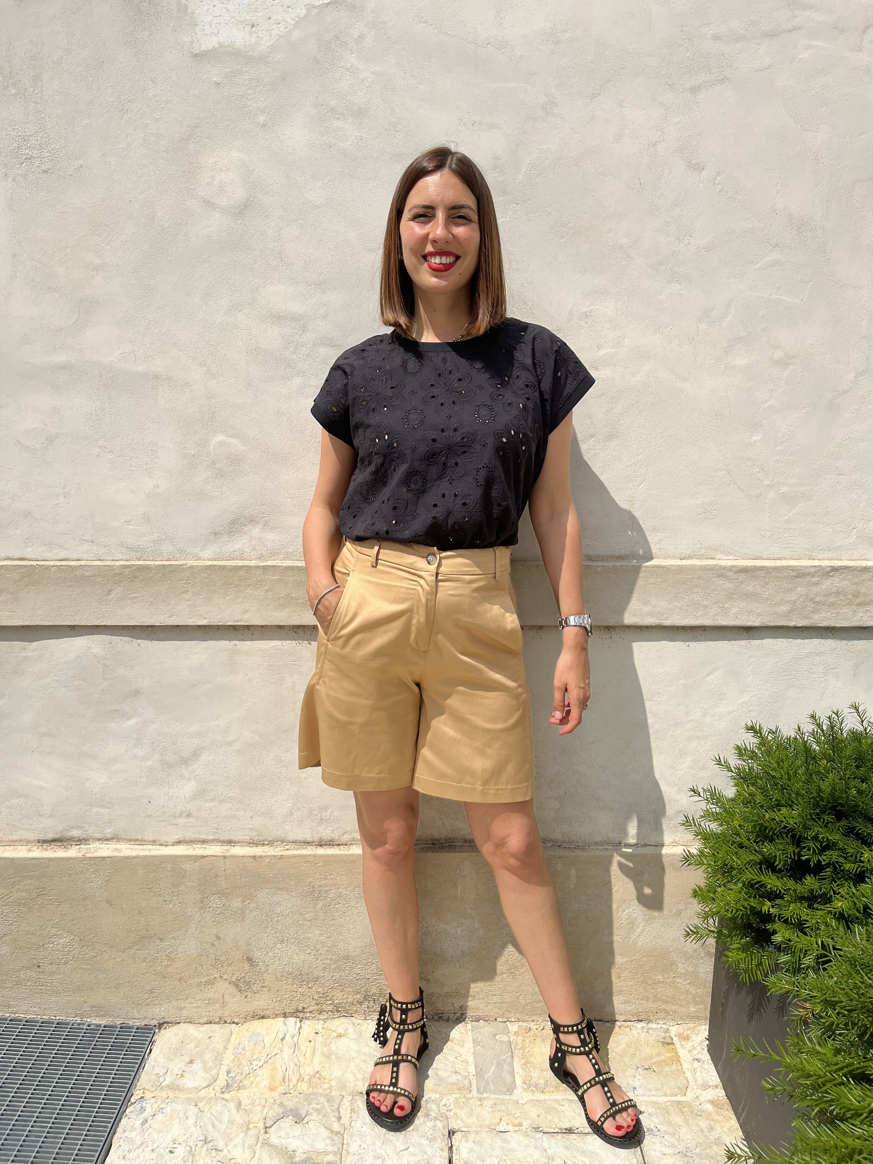 T SHIRT IN PIZZO SAN GALLO