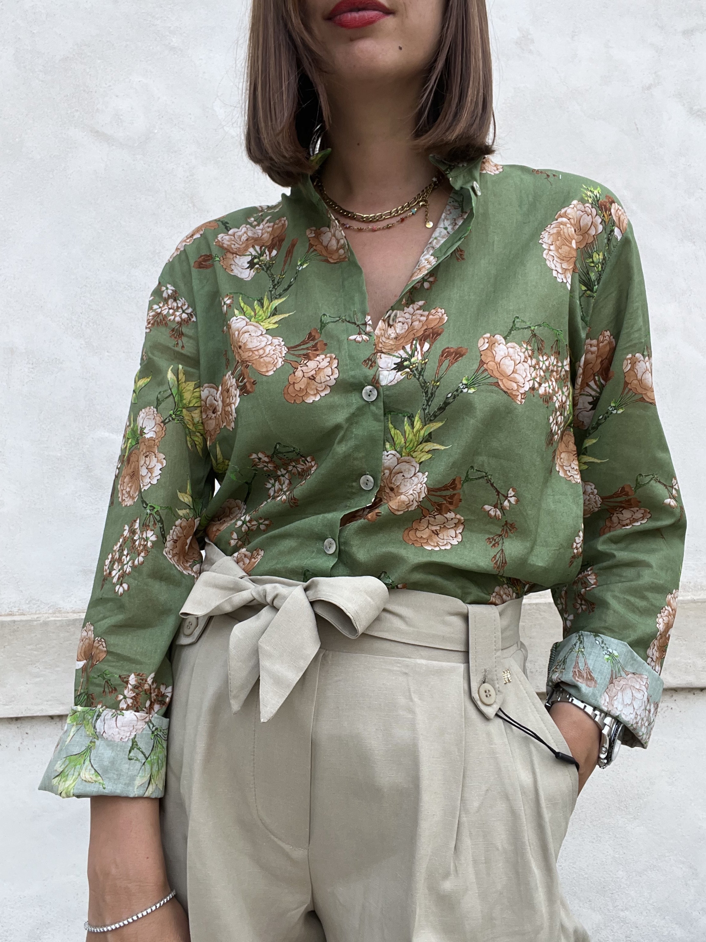 CAMICIA COREANA MUSSOLA