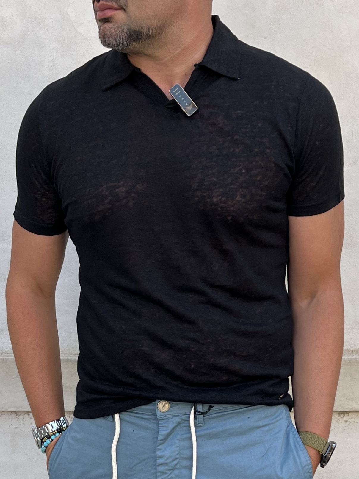 POLO COTONE LINO