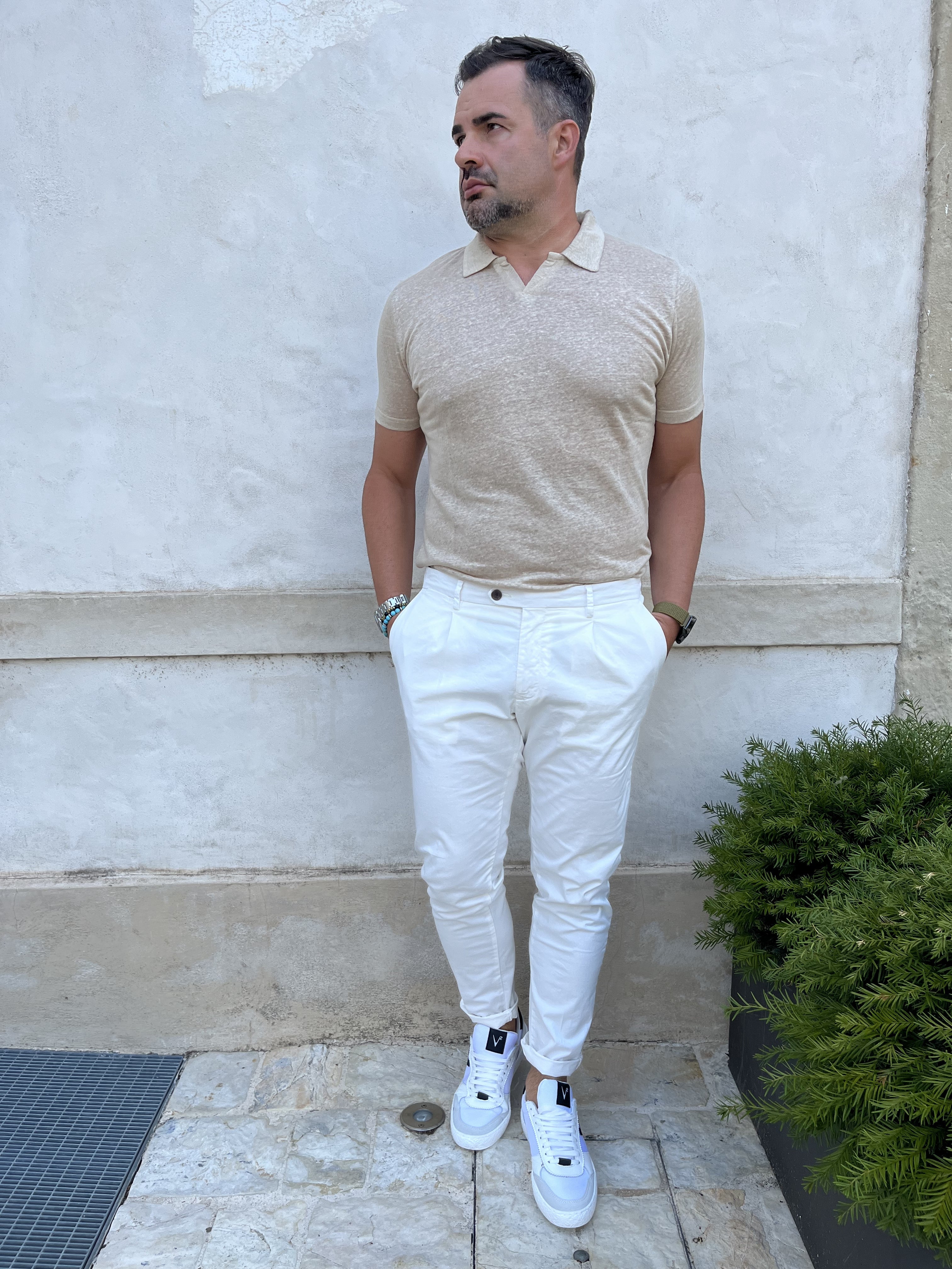 POLO COTONE LINO
