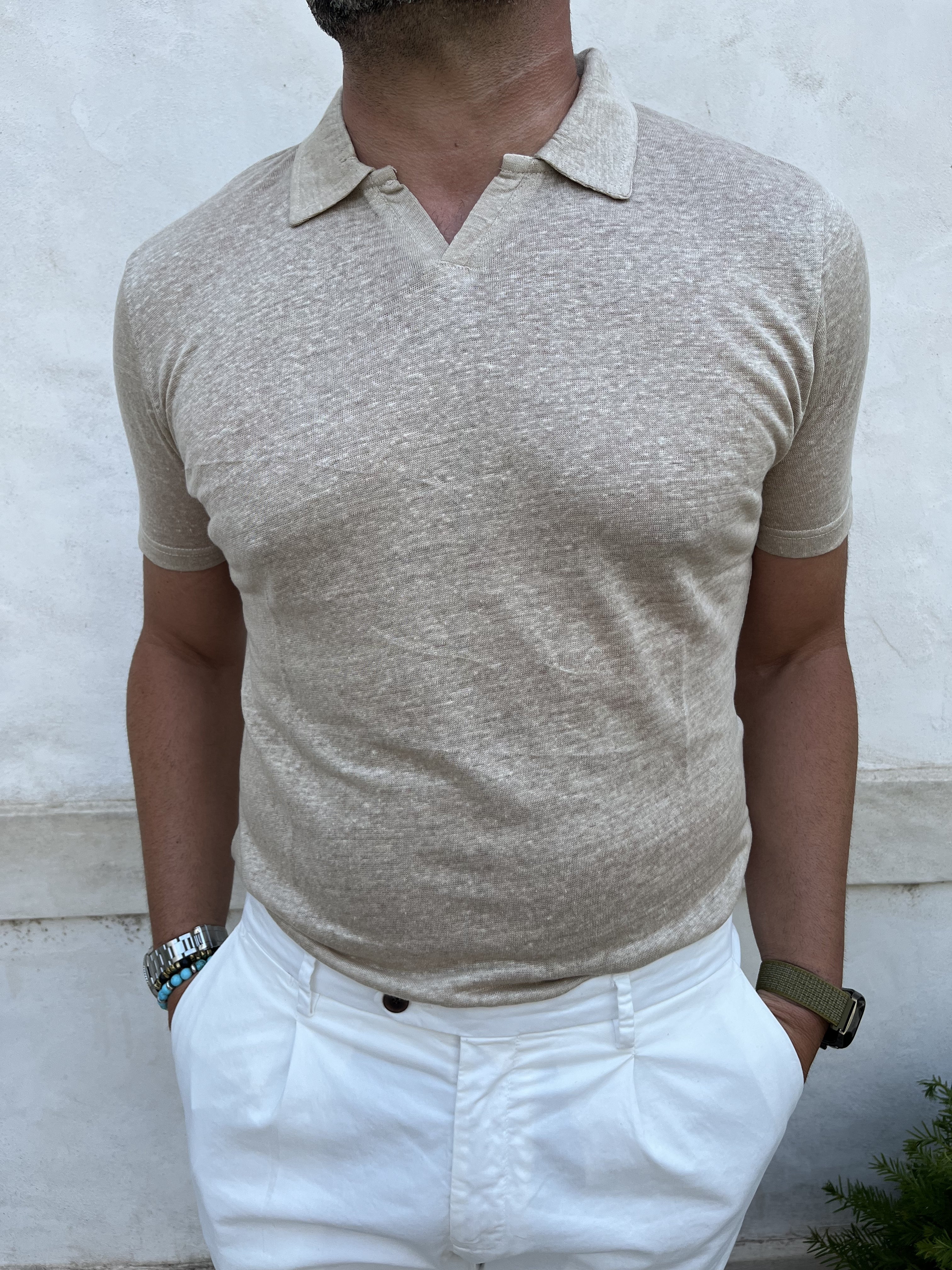 POLO COTONE LINO