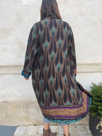 KIMONO LUNGO FANTASIA BRONZO