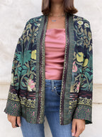 KIMONO CORTO FANTASIA VERDE