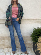 KIMONO CORTO FANTASIA VERDE