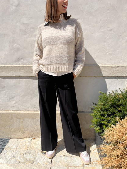 MAGLIA RIGHE LUREX