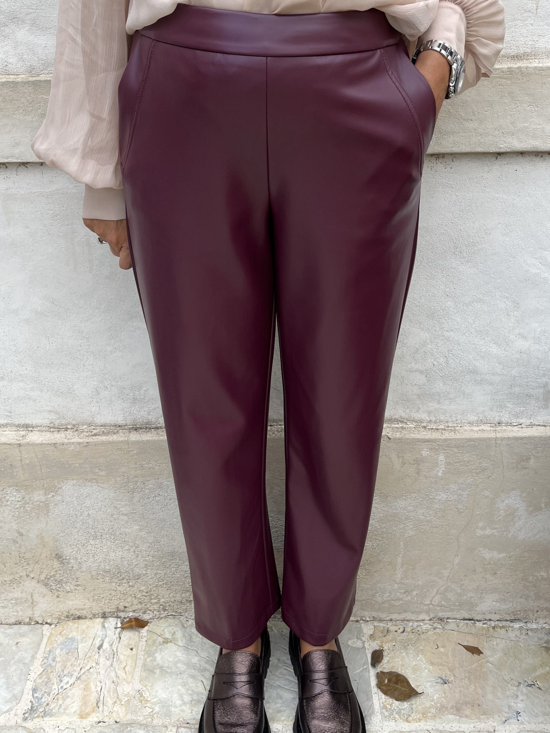 PANTALONI ECOPELLE