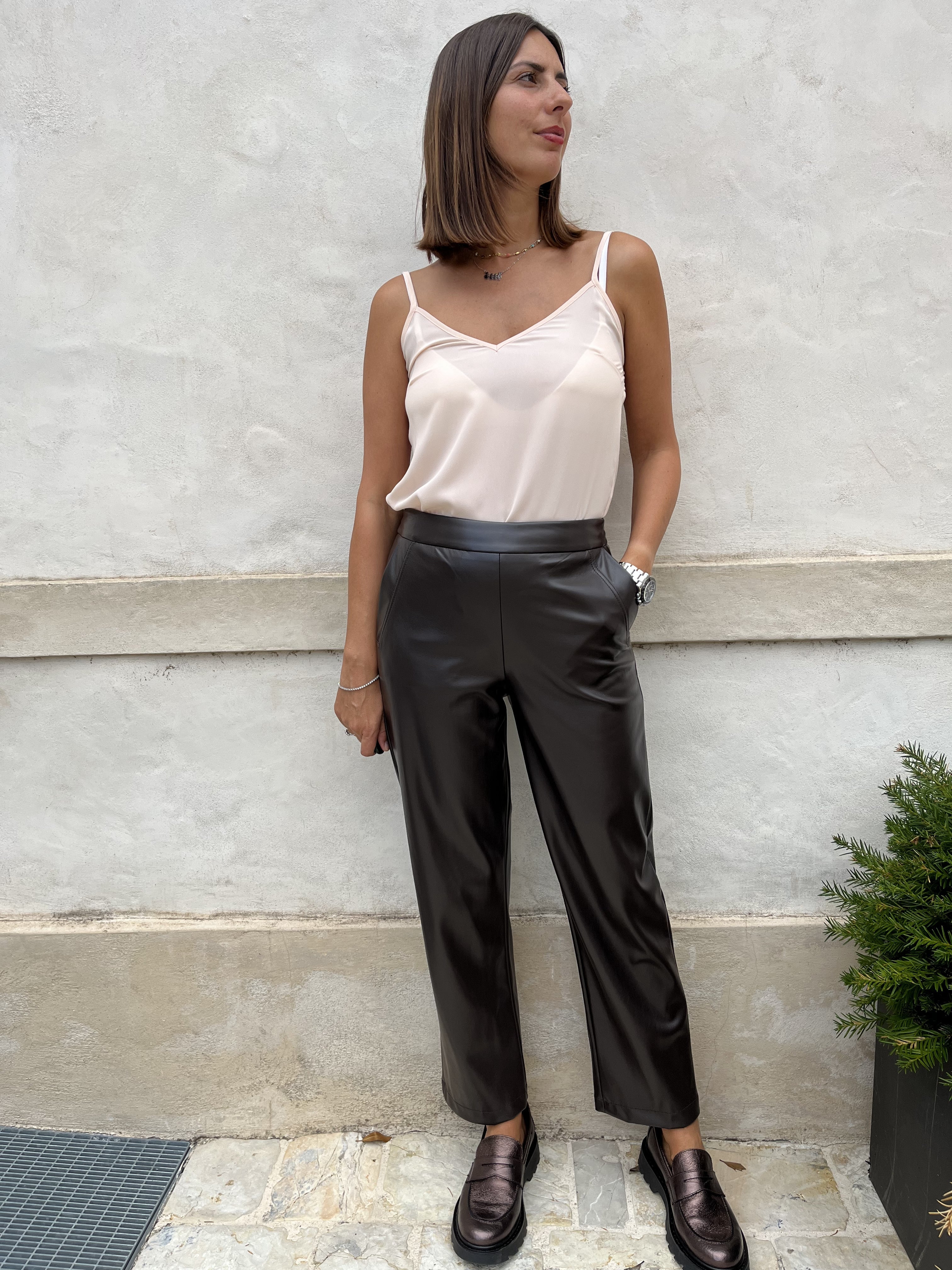 PANTALONI ECOPELLE