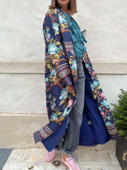 KIMONO LUNGO FIORI