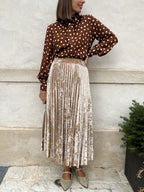 GONNA PLISSE' VELLUTO