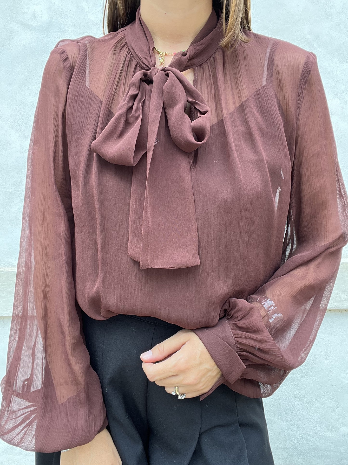 CAMICIA CREPON