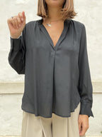 CAMICIA 100% VISCOSA SCOLLO V