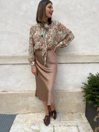 GONNA RASO DI VISCOSA