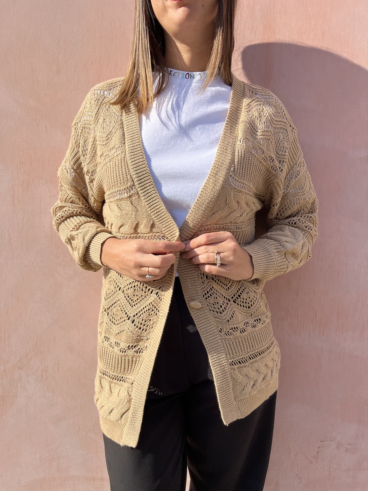 CARDIGAN LAVORATO