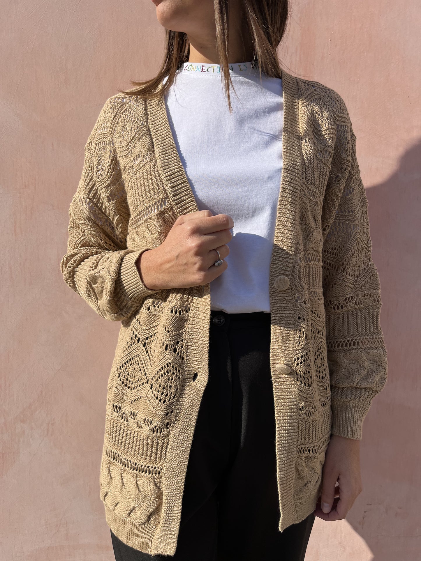 CARDIGAN LAVORATO