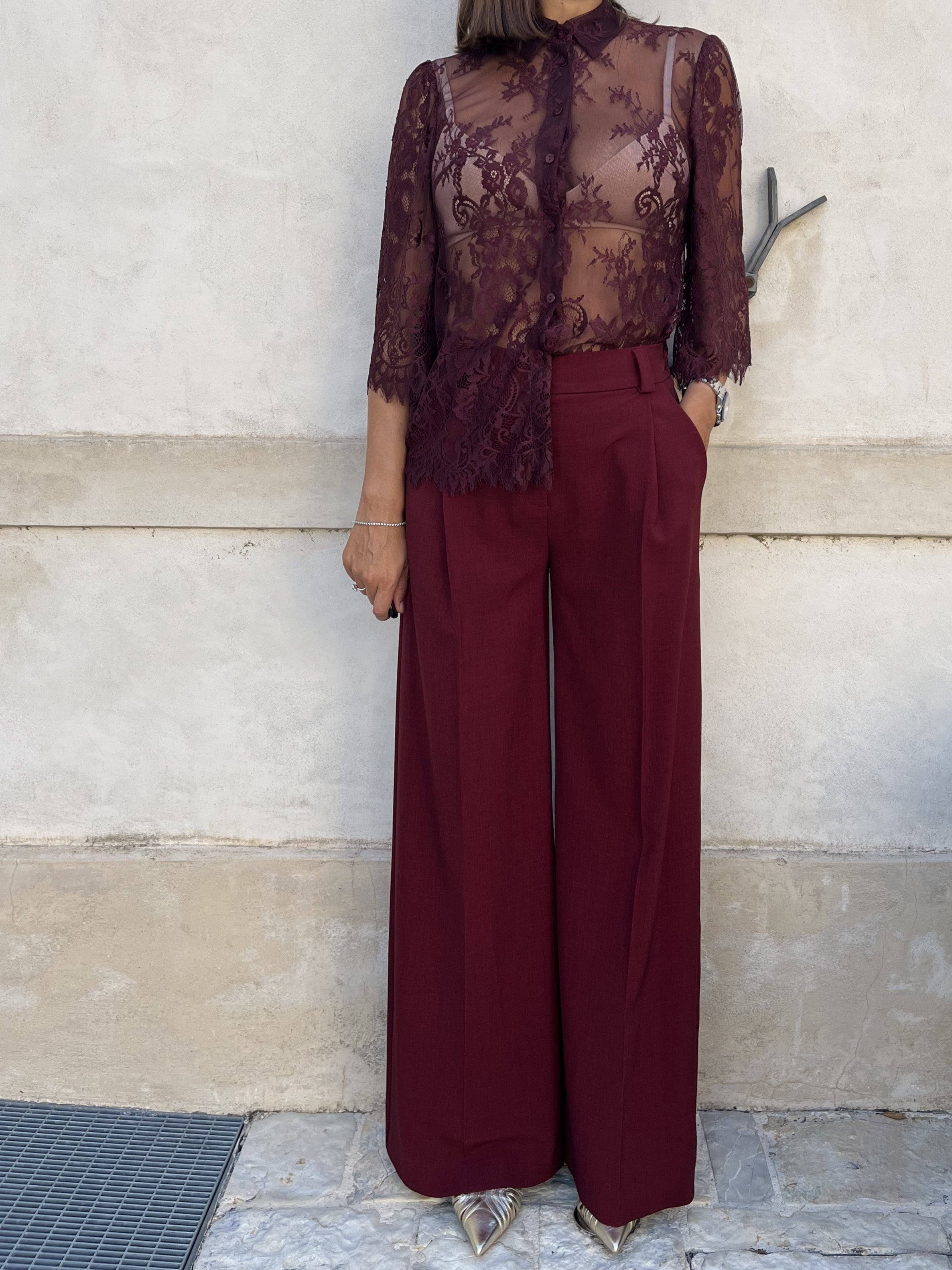 CAMICIA IN PIZZO