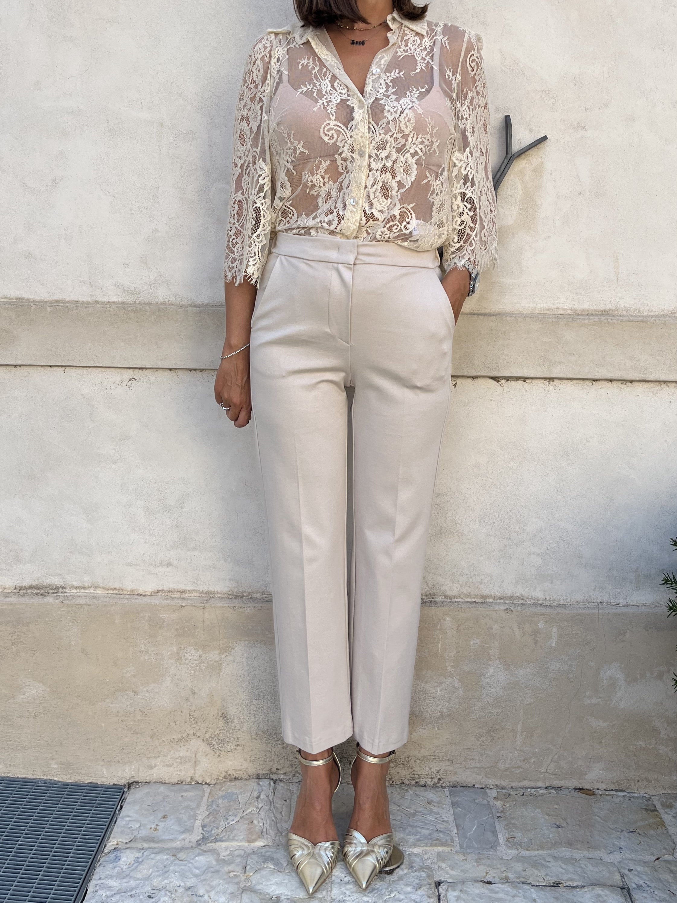 CAMICIA IN PIZZO