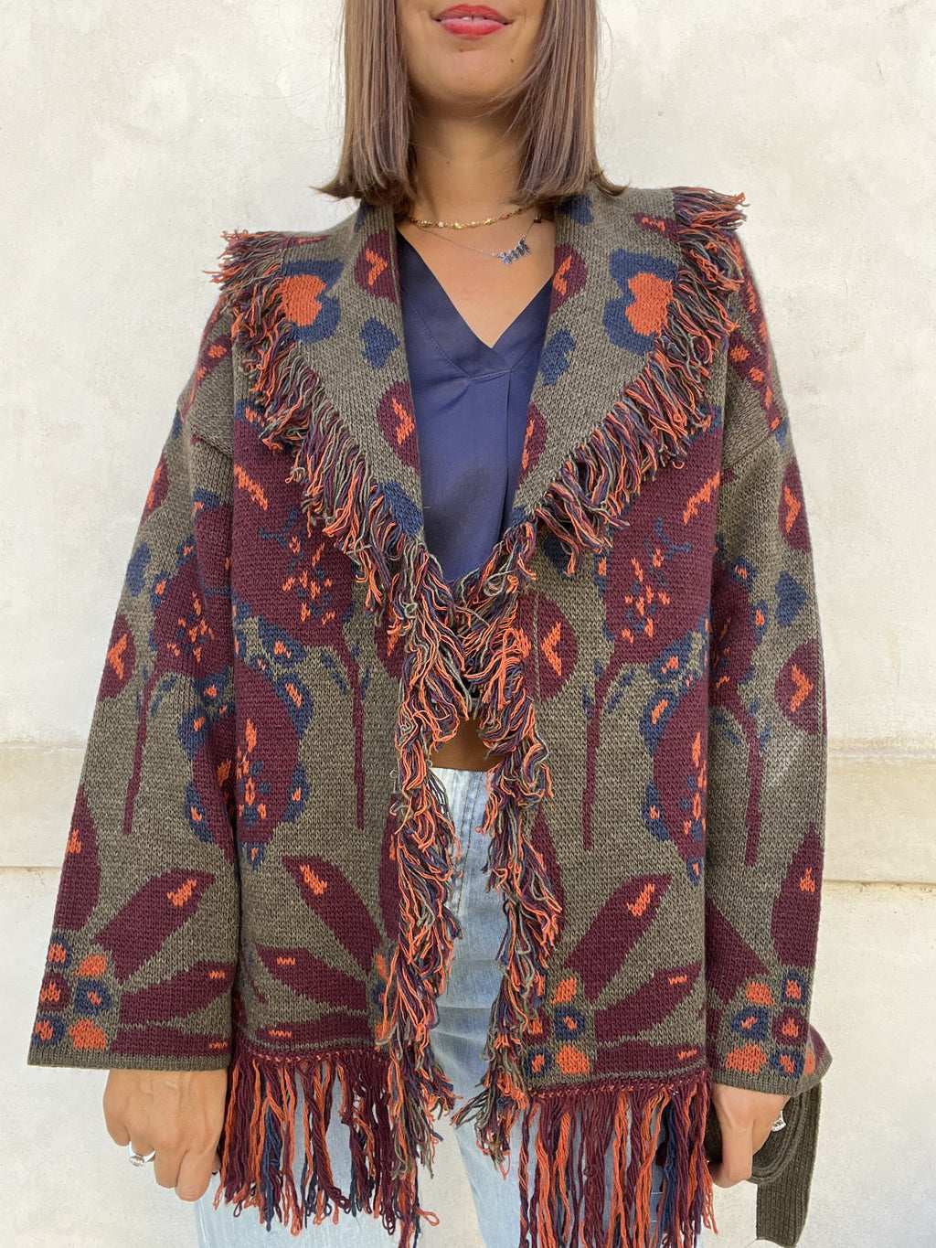 CARDIGAN SCIALLATO