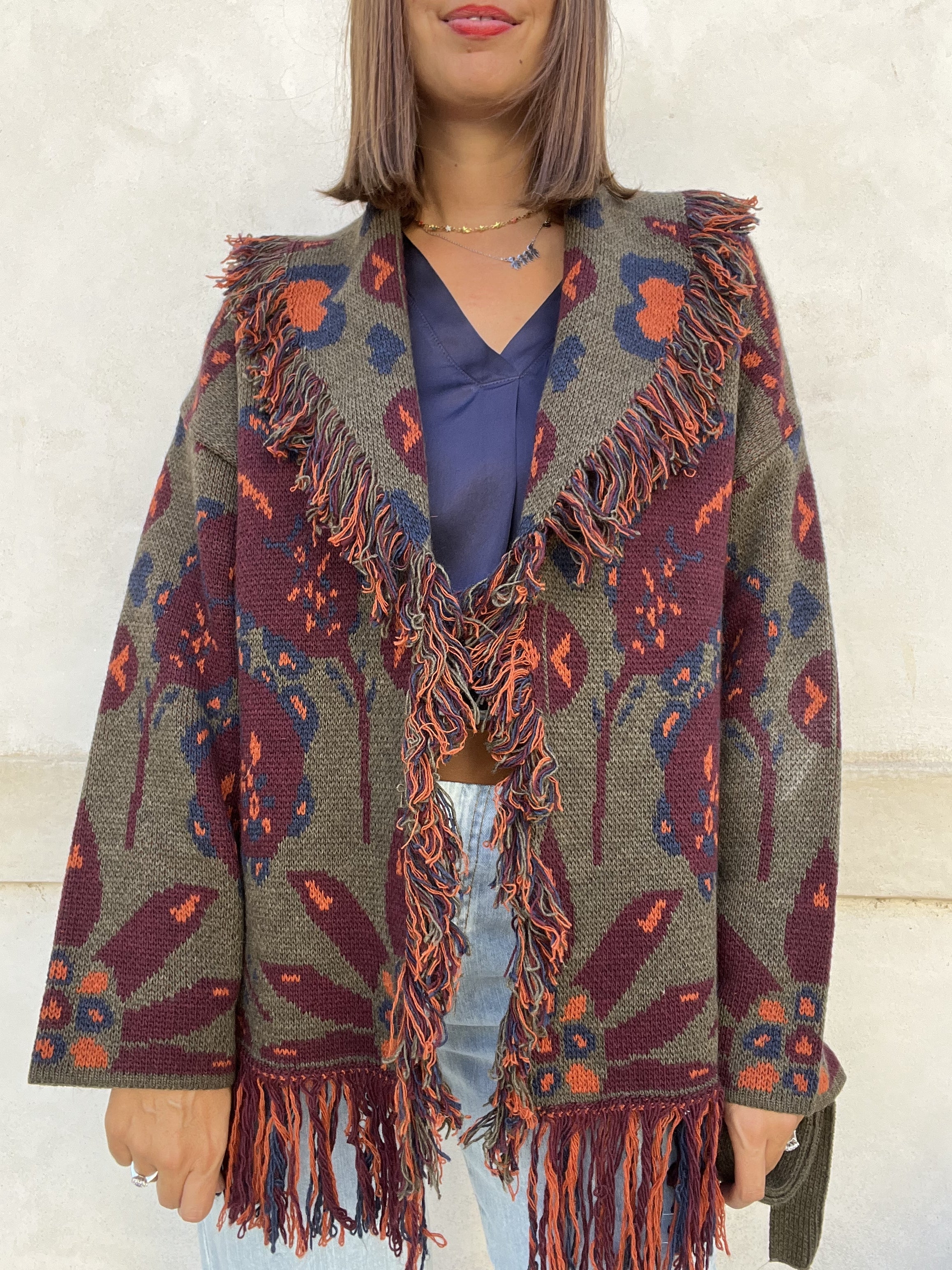 CARDIGAN SCIALLATO