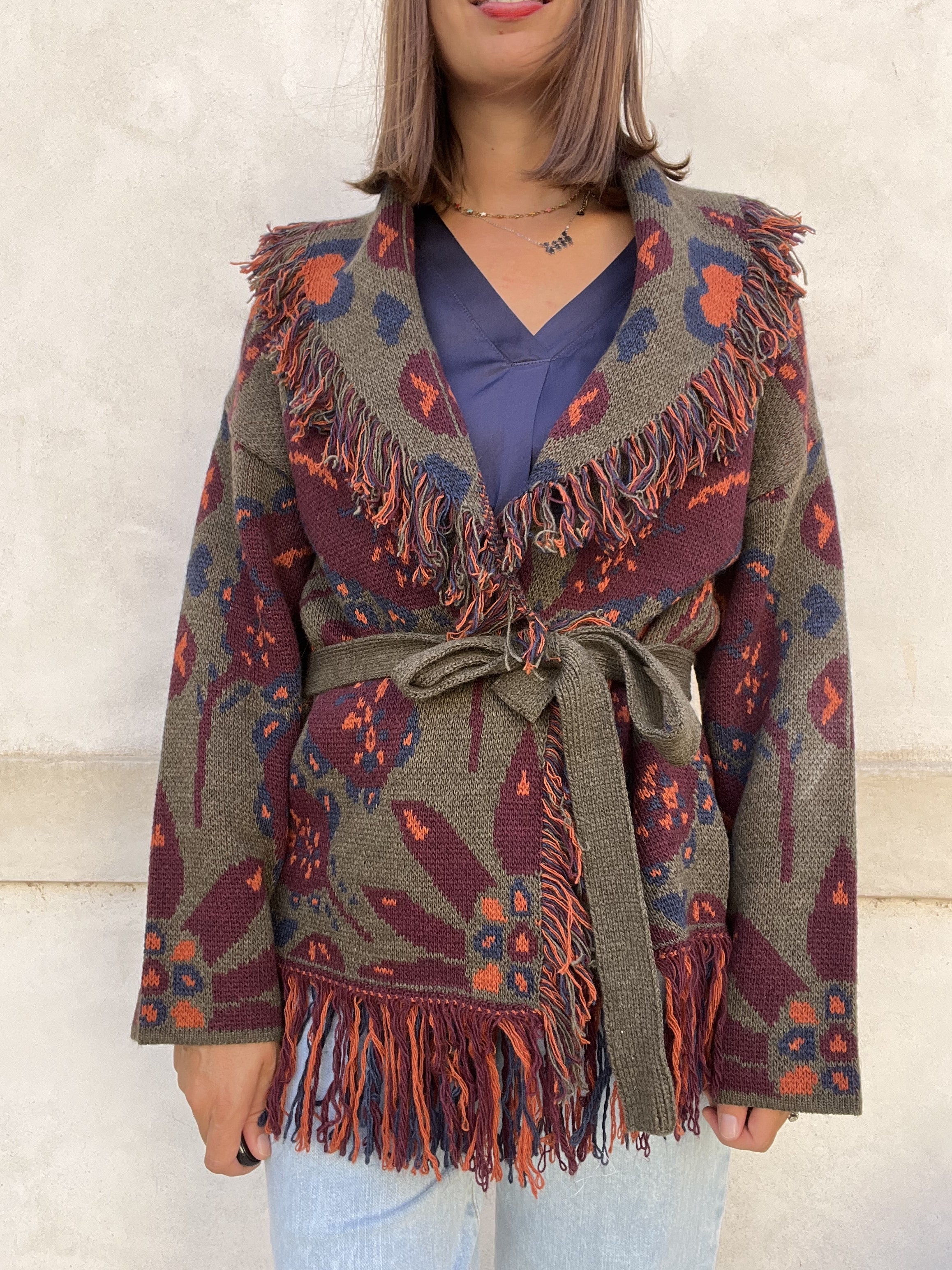 CARDIGAN SCIALLATO