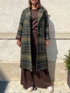 CAPPOTTO A QUADRI IN LANA