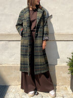 CAPPOTTO A QUADRI IN LANA