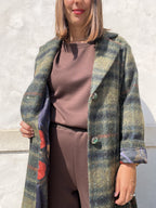 CAPPOTTO A QUADRI IN LANA