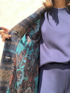 CAPPOTTO A QUADRI IN LANA