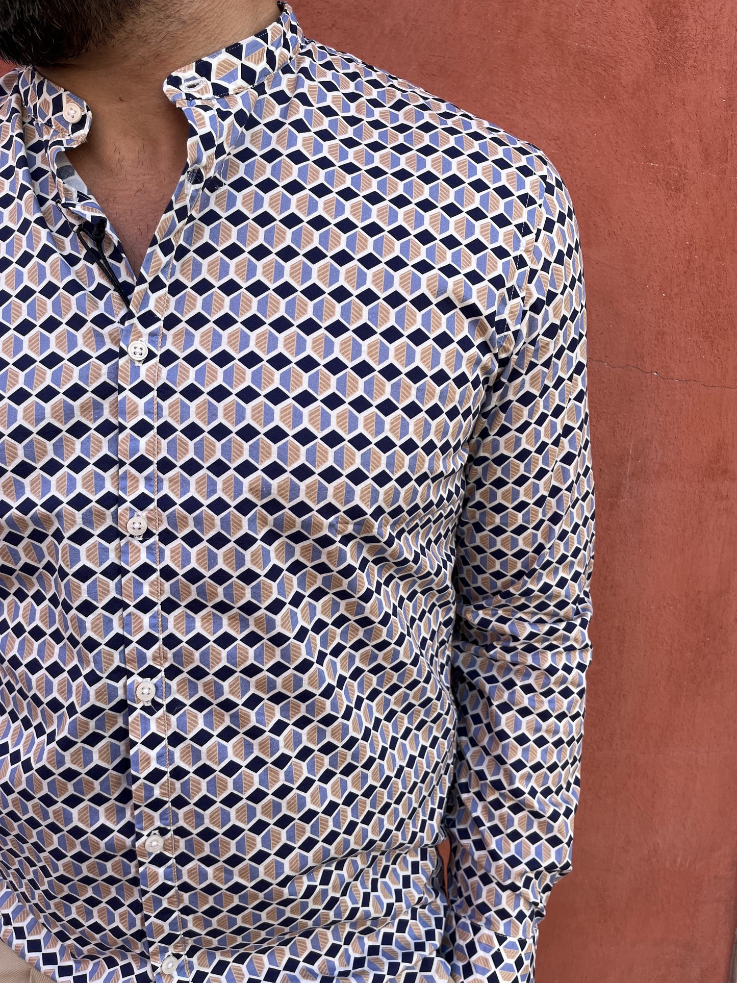 CAMICIA FANTASIA GEOMETRICA