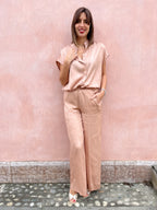 CAMICIA SMANICATA LAMINATA