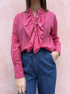 CAMICIA IN MUSSOLA CON VOLANT