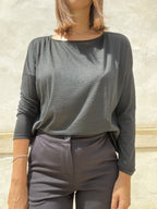 TSHIRT MANICA LUNGA IN LUREX