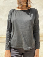 TSHIRT MANICA LUNGA IN LUREX